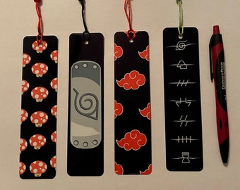 anime bookmark etsy