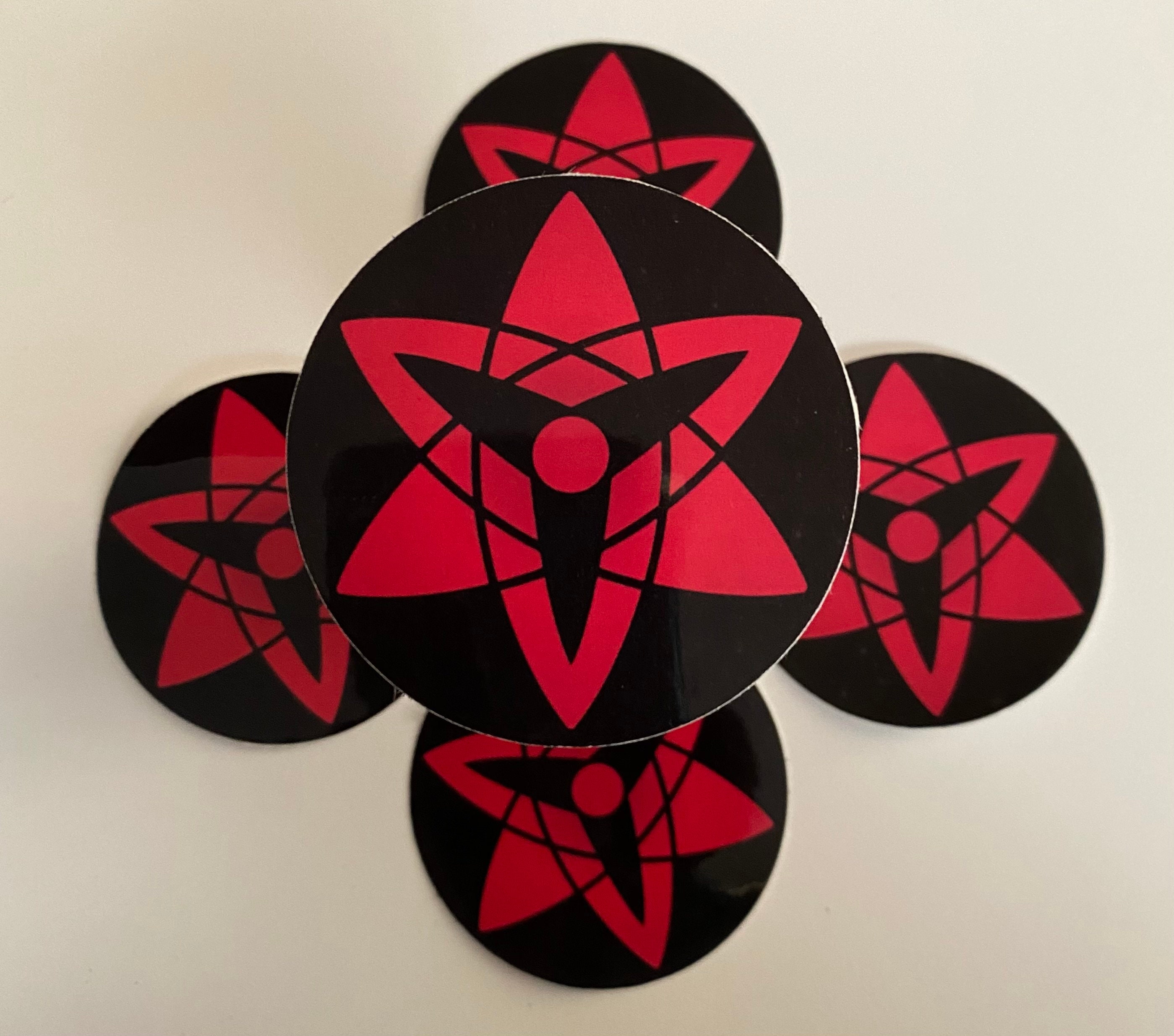 Sasuke Uchiha Mangekyou Sharingan Sticker Etsy
