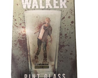 The Walking Dead Walker Pintglas • Versorgung Drop Exklusiv • Neu in Box • AMC