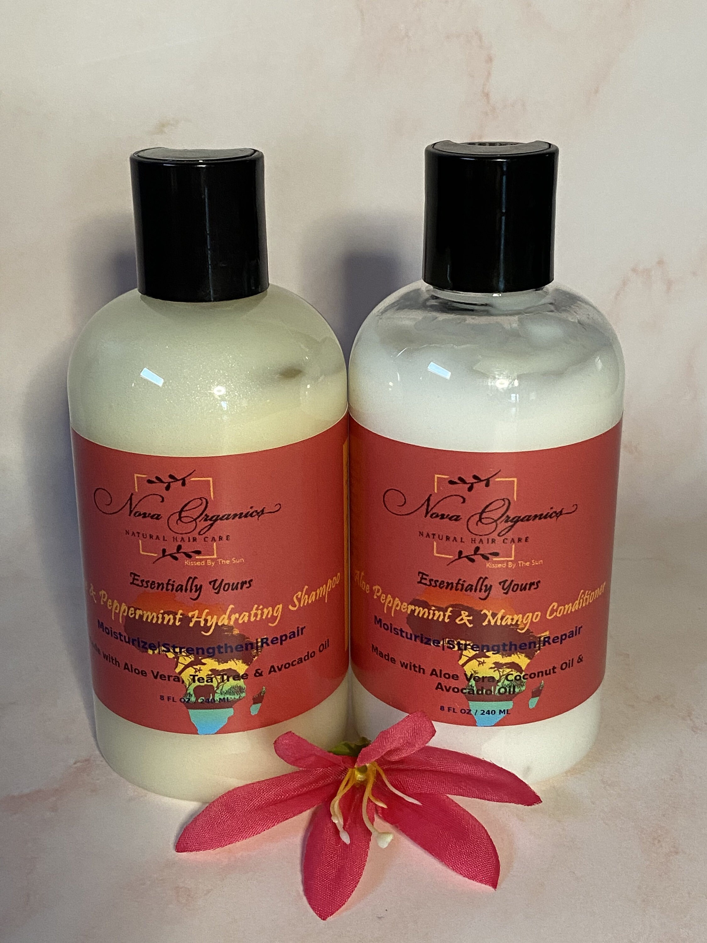 Aloe & Peppermint Hydrating Shampoo/conditioner Bundle - Etsy