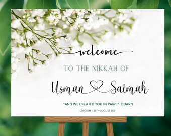 Nikkah Banner Etsy