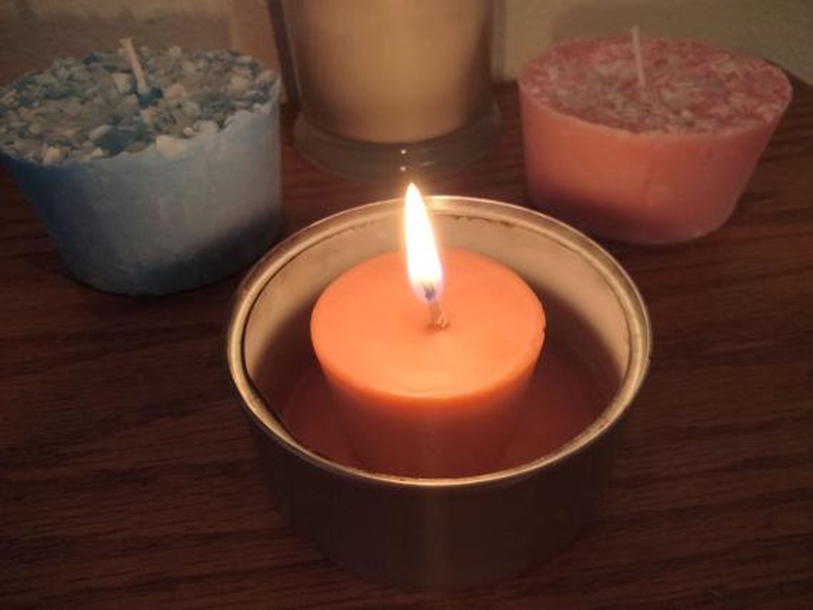 Custom Mini Candles Pack Of 3 Etsy