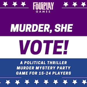 Politische Murder Mystery Party Spiel/15-24 Spieler/Instant Download/Adult Murder Mystery Party Kit/Murder Mystery Box/Rollenspiel