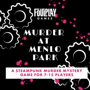 Steampunk Murder Mystery Party Game/7-15 Players/Instant Download/Adult Murder Mystery Party Kit/Murder Mystery Box/Role Playing Game