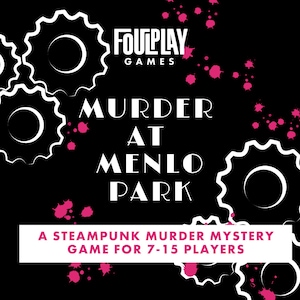 Steampunk Murder Mystery Party Game/7-15 Players/Instant Download/Adult Murder Mystery Party Kit/Murder Mystery Box/Role Playing Game