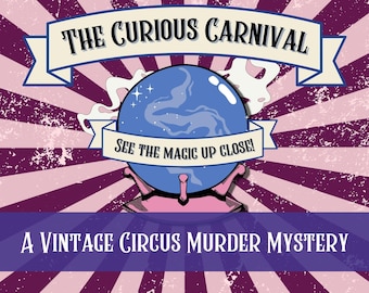 Circus Carnival Murder Mystery Party Game/15-24 Players/Instant Download/Adult Murder Mystery Party Kit/Murder Mystery Box/Role Playing Game