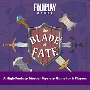 Fantasy D&D Inspired Murder Mystery Party Game/6 Players/Instant Download/Adult Murder Mystery Party/Murder Mystery Box/Role Playing Game