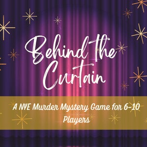 New Year’s Eve Murder Mystery Party Game/6-10 Players/Instant Download/Adult Murder Mystery Party Kit/Murder Mystery Box/Role Playing Game
