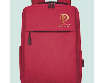 Reisrugzak met USB-oplader, minimalistische laptoptas
