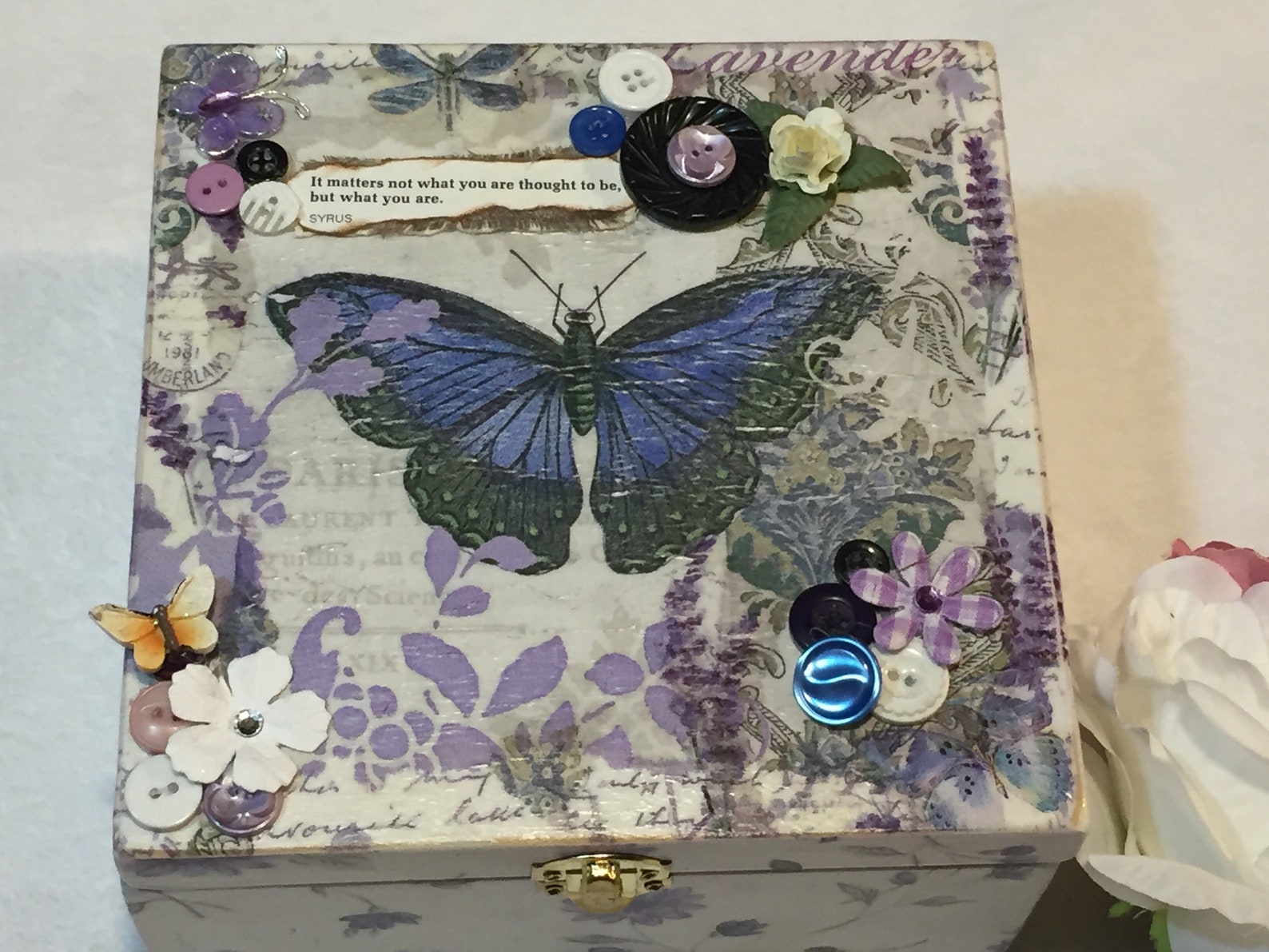 Butterfly Memory Box Etsy
