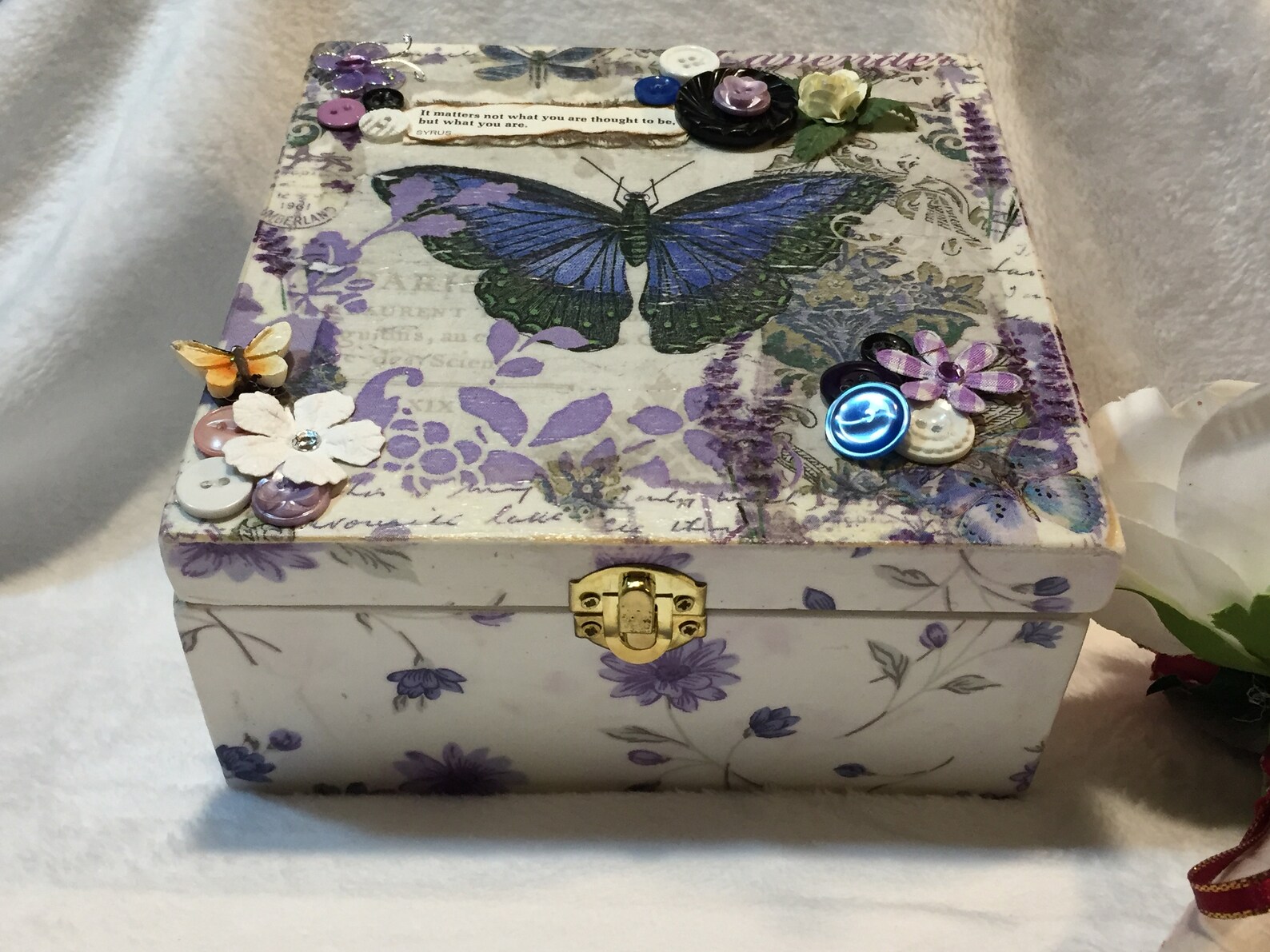 Butterfly Memory Box Etsy