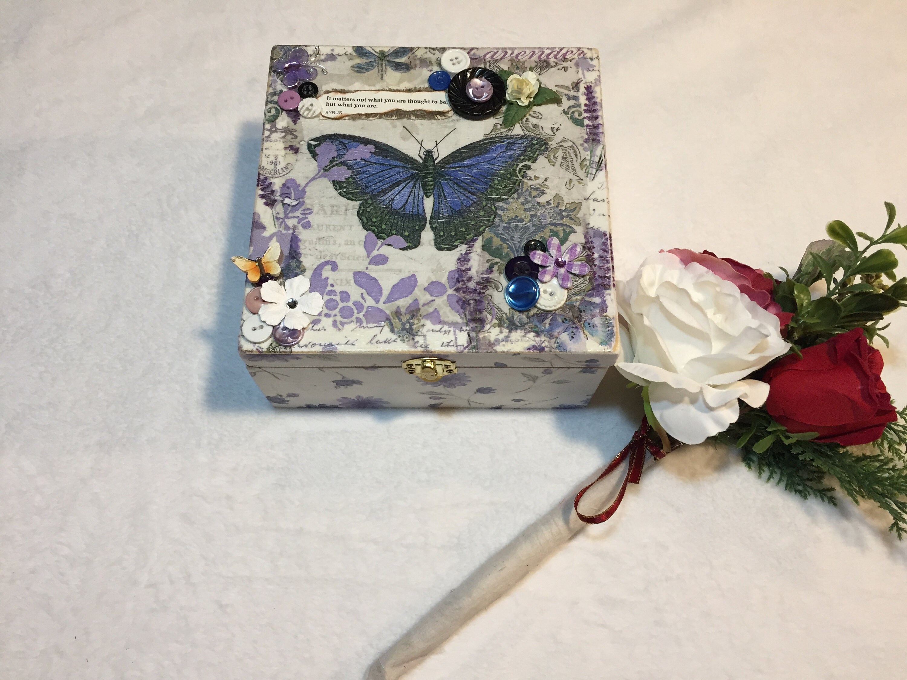 Butterfly Memory Box Etsy