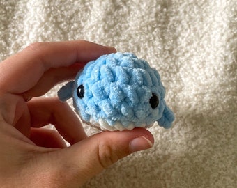 Crochet Mini Whale Soft Toy