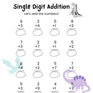 5 Page Bundle Addition/Subtraction Worksheets