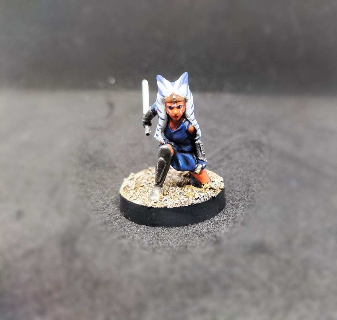 Ahsoka Tano Crouching Star Wars Legion 3D Resin Printed Etsy