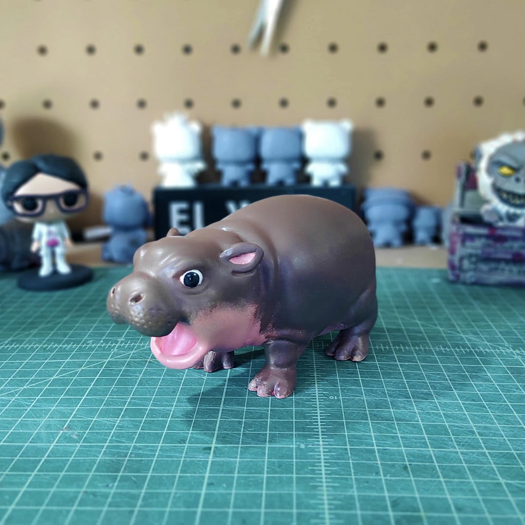 Moo Deng, Angry Baby Hippo - Etsy