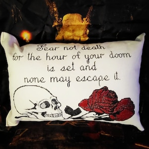 Volsunga Saga viking quote cross stitch pattern only digital pdf download