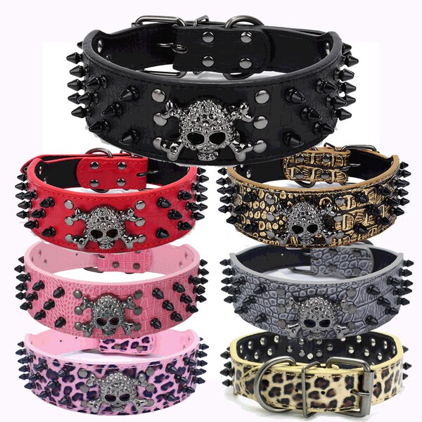 Bullet Dog Collar Etsy