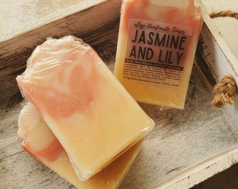 Jasmine & Lily Handmade Soap 5.0 oz +