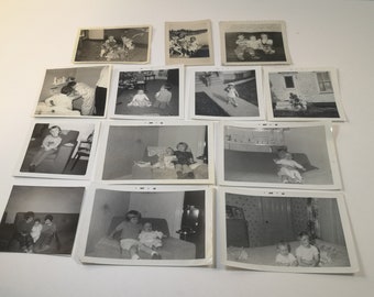 Black and White Vintage Photos of Children Babies Toddlers