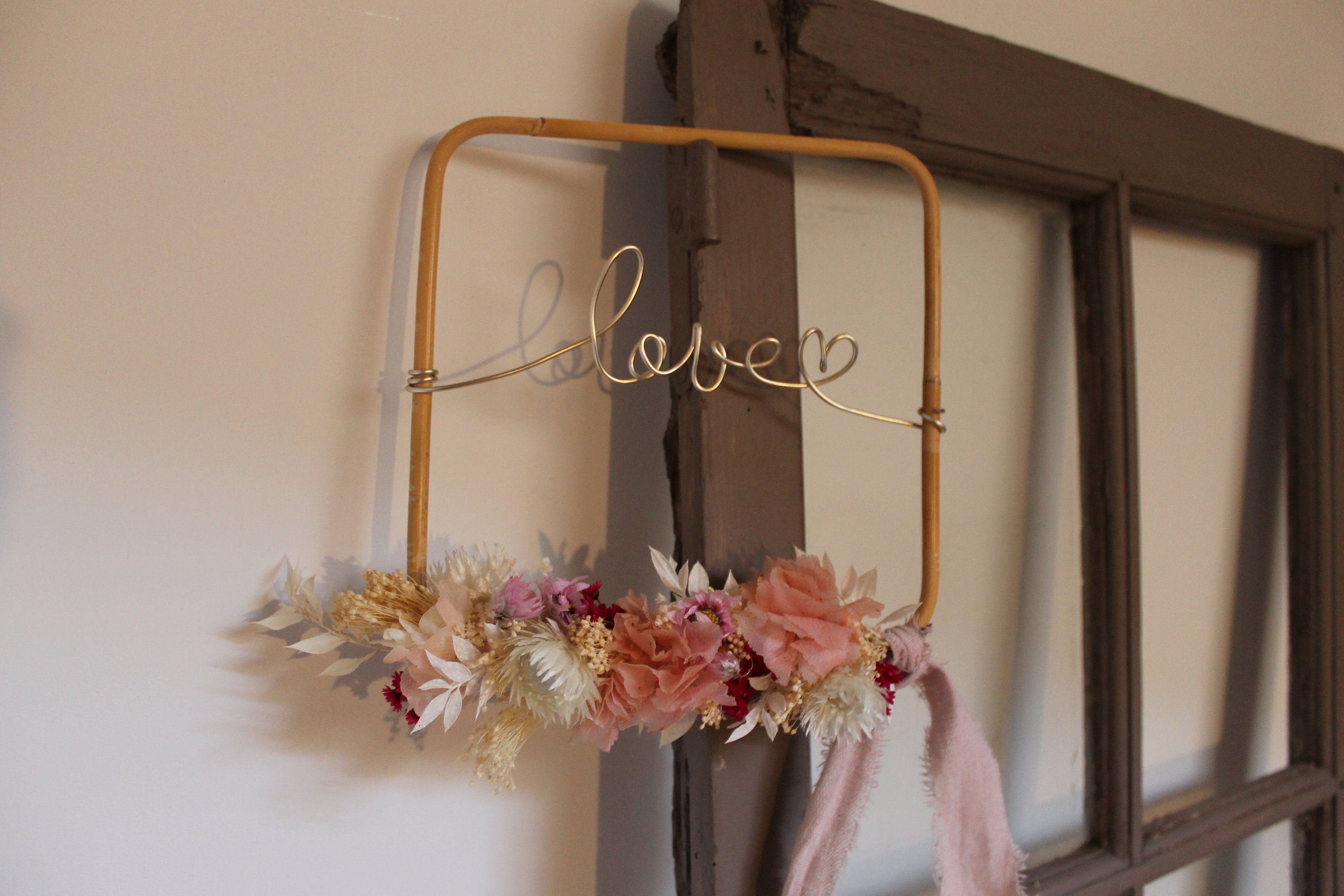 Carré en Fleurs Séchées