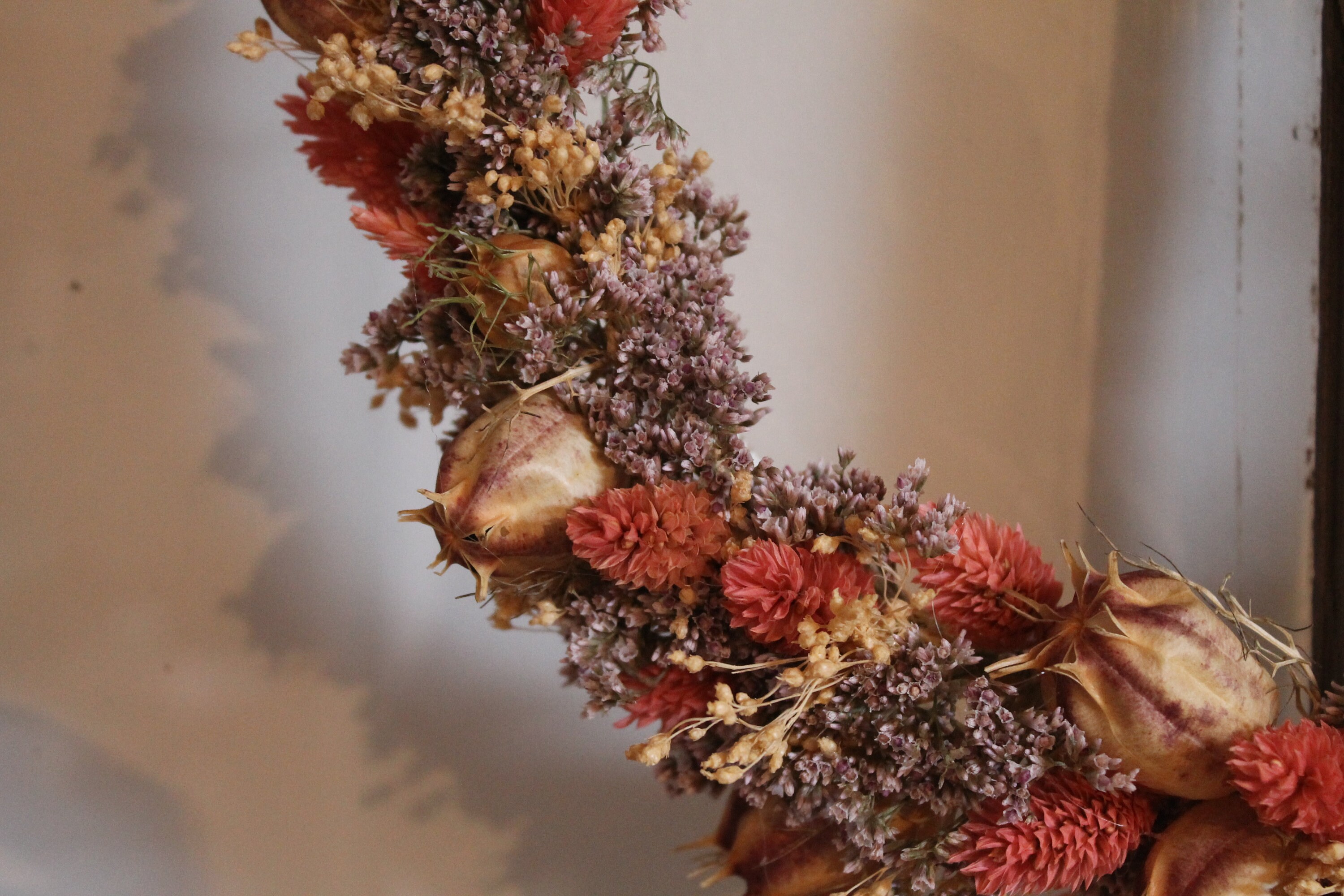 Couronne en Fleur Séchées