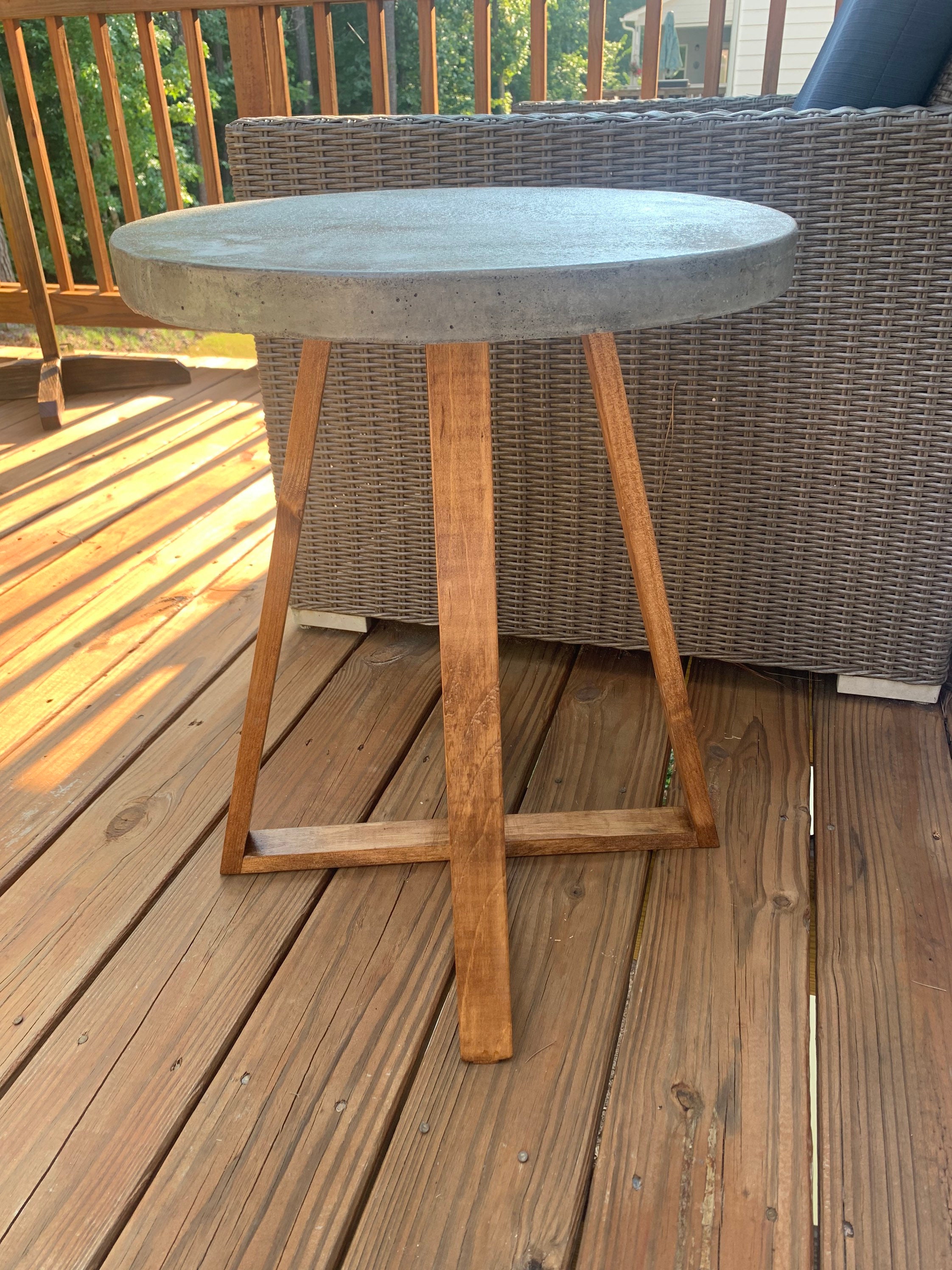 Casa de campo moderna interior / exterior mesa de acento de | Etsy