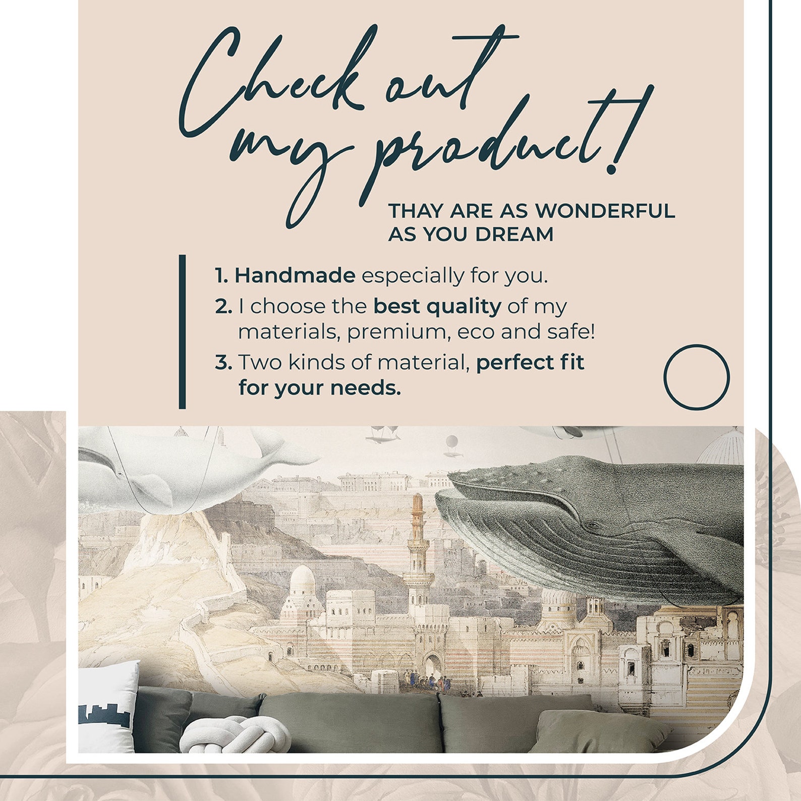 Koi Fish Wallpaper Removable Wallpaper Orange Wallpaper Etsy