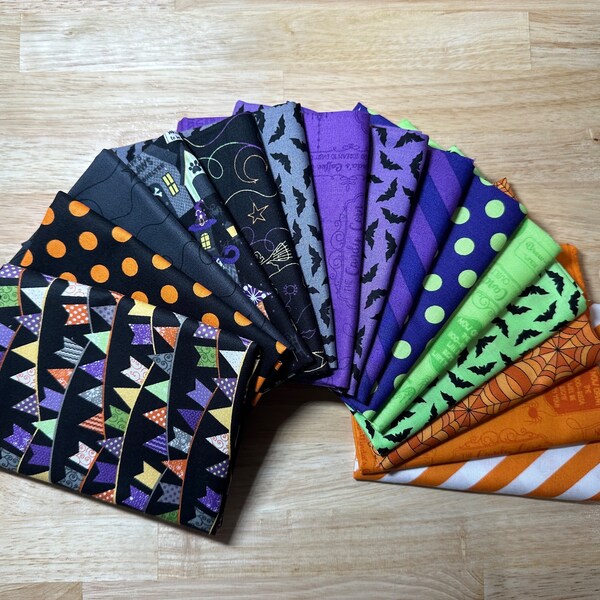 Halloween Precut Fabric - Etsy