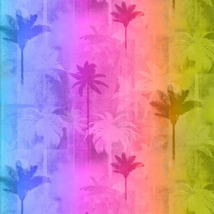 Tropicolor Birds Fabric by the Yard by Three Wishes, Fabric by the Yard, 3WI19374