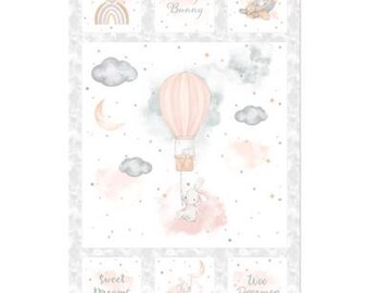 Honey Bunny 27" Panel,  Honey Bunny, Maywood Studio, MAS10910-W