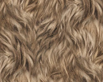 Hairy Situation, Fabric by the Yard, Legendary Loner Collection, 3 Wishes, Sasquatch, Bigfoot, 3WI23815-BRN