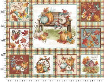 Autumn Days Panel by 3 Wishes, Fall, Harvest 36" Panel 23668-PNL