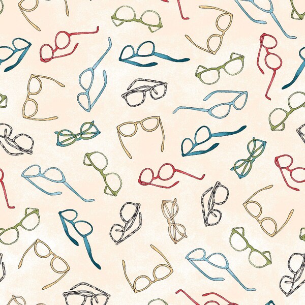 Glasses Fabric Etsy