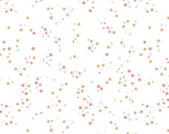 Between the Pages, Flowers on White, Riley Blake