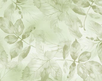 Tonal Leaves on Green, Rustle, Leaves, Maywood Studio, MAS10816-G