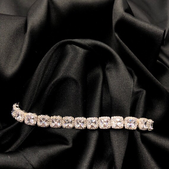 Diamonique bracelets on sale