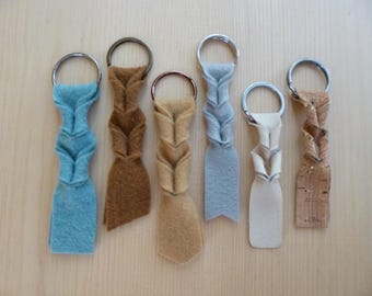 Twist Key Chain PDF Pattern: Easy DIY Key Ring Tutorial (Digital Download)