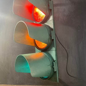 Original Italian traffic light from the 90s