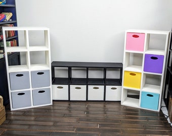 1:12 Cube Bookshelf | Miniature Furniture | Dollhouse Bookshelf | Mini Cube Shelf | Miniature Toy Shelf | 3D Printed | Miniature Shelf