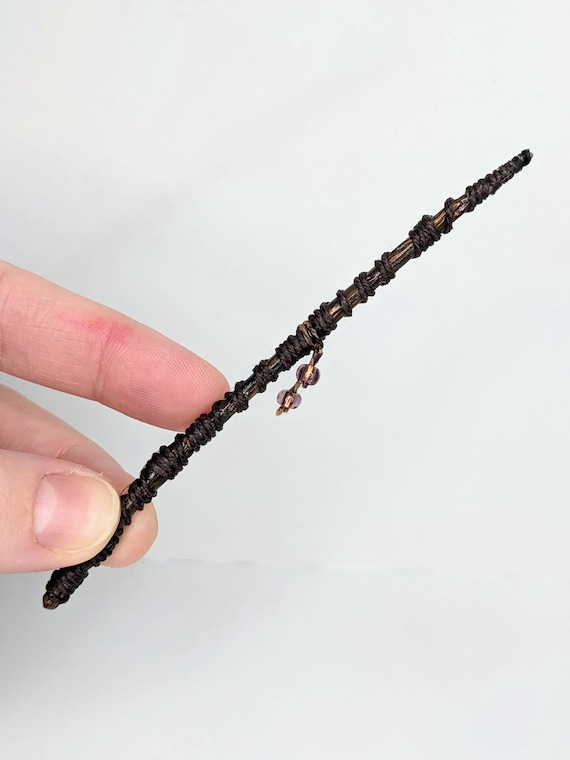 Miniature Walking Stick 1:12 | Miniature Staff For Gameplay | Miniature Figurine Staff | Fantasy Staff| Diorama Accessory | RPG Piece