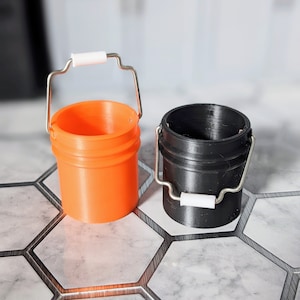1:12 Utility Bucket | Dollhouse Bucket | Miniature Utility Bucket | Dollhouse Wash Bucket |Miniature Tool Bucket Caddy | Miniature Pail