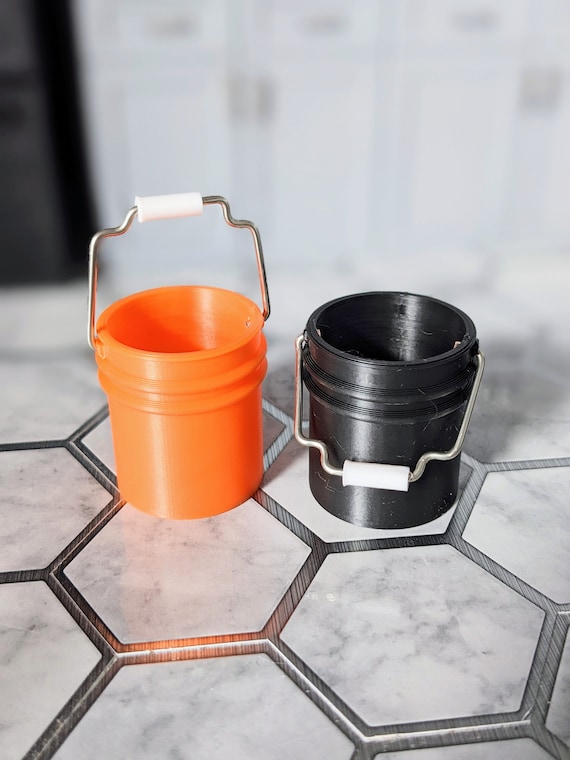 1:12 Utility Bucket | Dollhouse Bucket | Miniature Utility Bucket | Dollhouse Wash Bucket |Miniature Tool Bucket Caddy | Miniature Pail