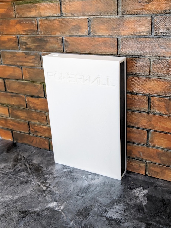 1:12 Powerwall | Miniature Powerwall | Dollhouse Solar Wall | Miniature Solar Panel | Dollhouse Outdoor | Mini Electrical Panel