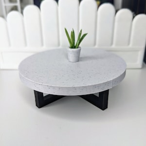 1:12 Coffee Table | Modern Luxe Coffee Table| Dollhouse &Miniature Furniture| Miniature Coffee Table| Dollhouse Living Room Furniture