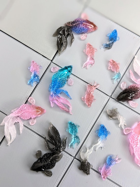 Miniature Fish 6 PCS | Mini Resin Fish for Fairy Garden | Dollhouse Fish | Mini Bulk Fish | Fish for Fairy Garden | Fish for Diorama