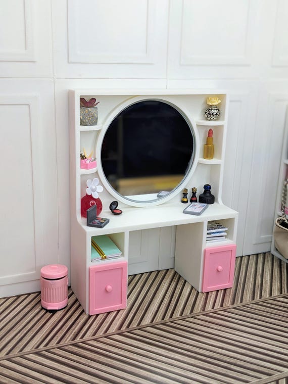 1:12 Makeup Vanity | Dollhouse Vanity | Miniature Beauty Vanity