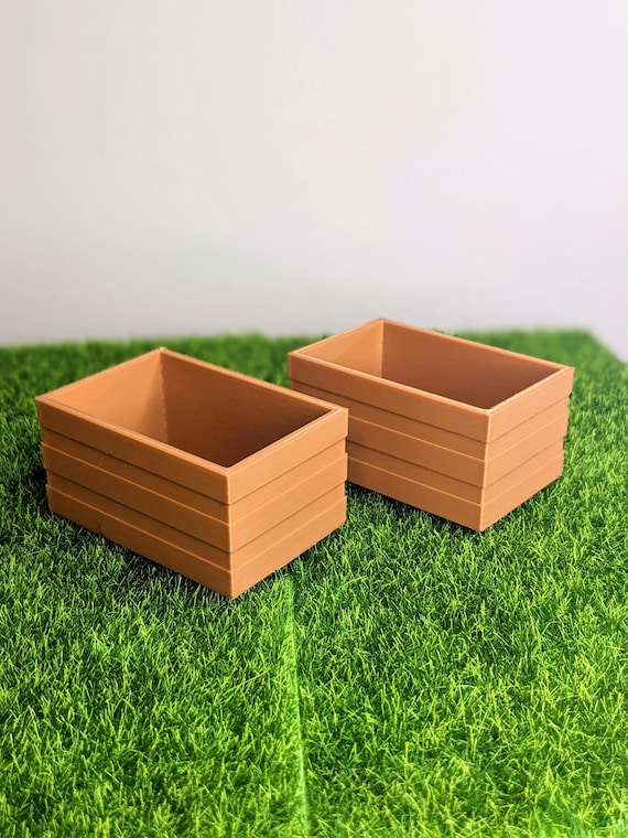1:12 Garden Bed | DIY Mini Garden Bed |Miniature Garden | Dollhouse Raised Garden Beds| Dollhouse Outdoor Furniture| Doll Garden Accessories