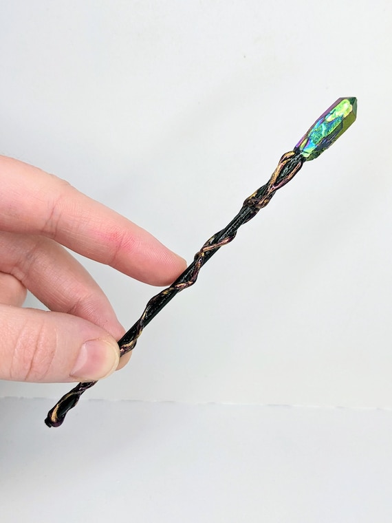 Miniature Earth Staff 1:12 or 1;6 | Miniature Staff For Gameplay | Figurine Staff | Mini Fantasy Staff | Diorama Accessory | RPG Piece