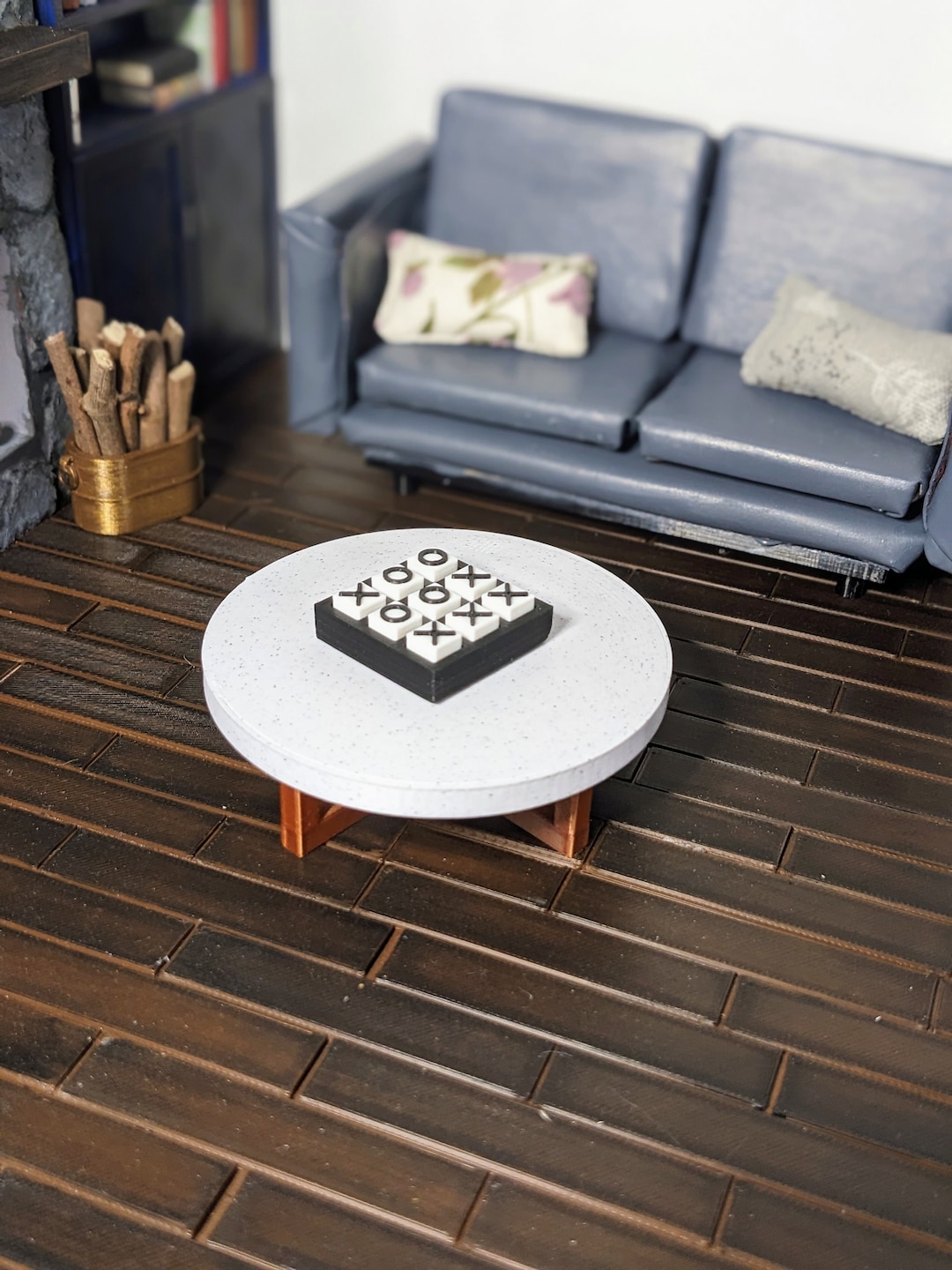 112 Coffee Table Modern Luxe Coffee Table Dollhouse &miniature